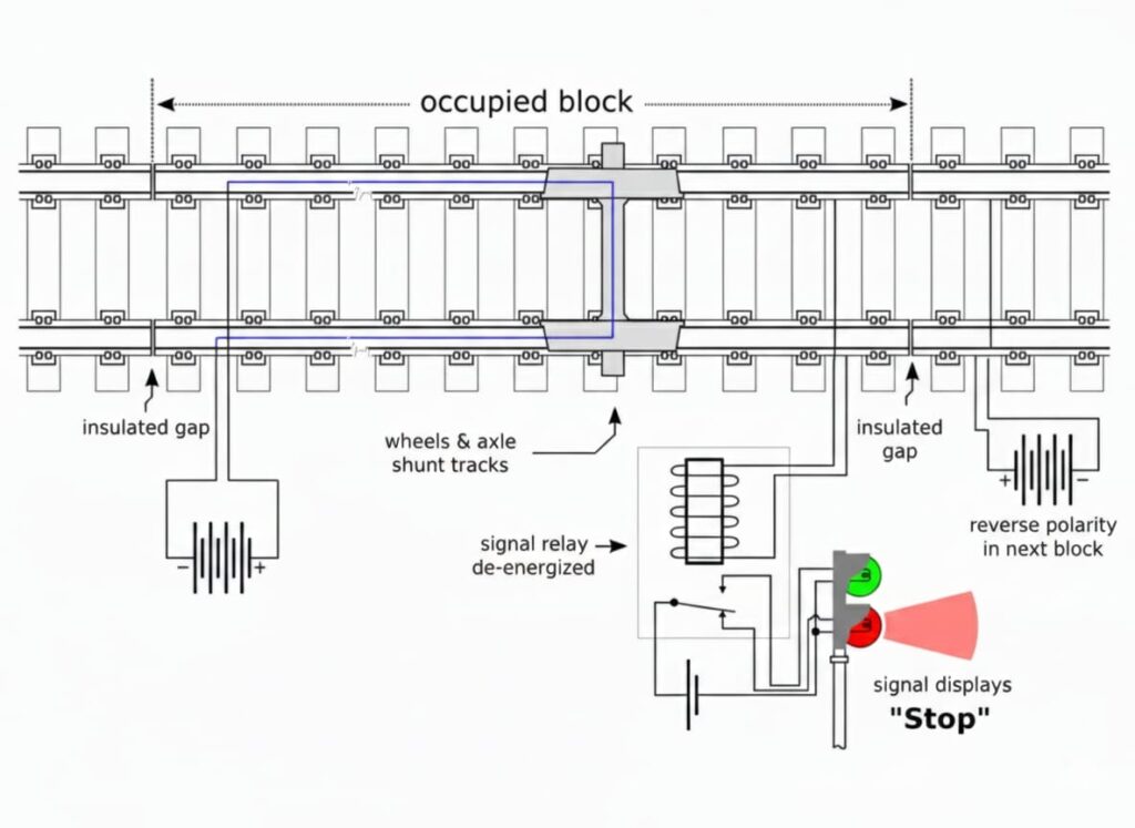 track circuit occupied track circuit occupied