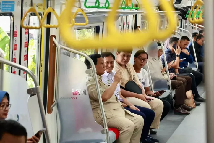 Beyond Java: Why Indonesia’s 2026 Rail Expansion Could Signal a Heavy-Haul Shift President Prabowo Subianto speaks with commuter train passengers during the inauguration of the newly renovated Tanah Abang Station in Jakarta on Tuesday